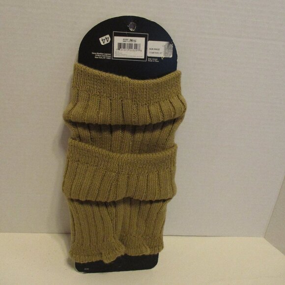 Steve Madden NEW Woman One Size Brown Warm Outdoors Boot Cuffs - Picture 3 of 6